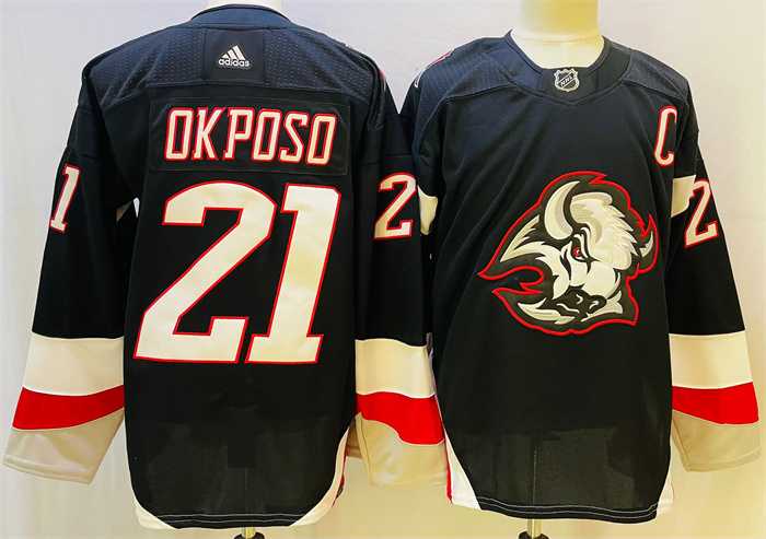 Men's Buffalo Sabres #21 Kyle Okposo 2022-23 Black Stitched Jersey,We sell and wholesale Men's Buffalo Sabres #21 Kyle Okposo 2022-23 Black Stitched Jersey on line form chian!
